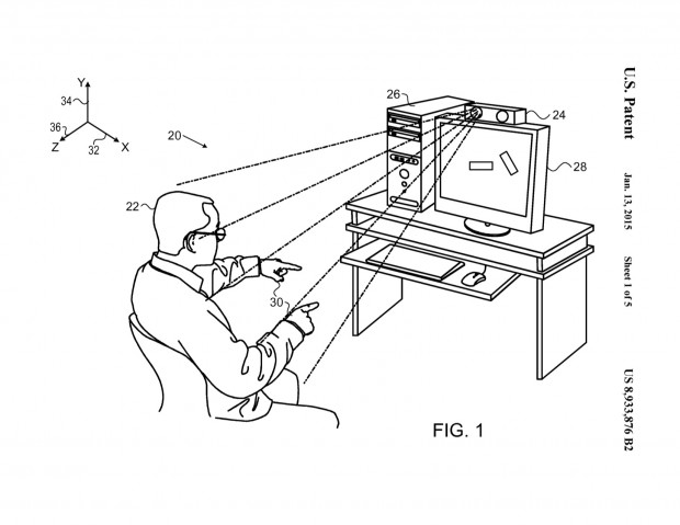 Apple-Patent 8933876 (Bild: USPO)